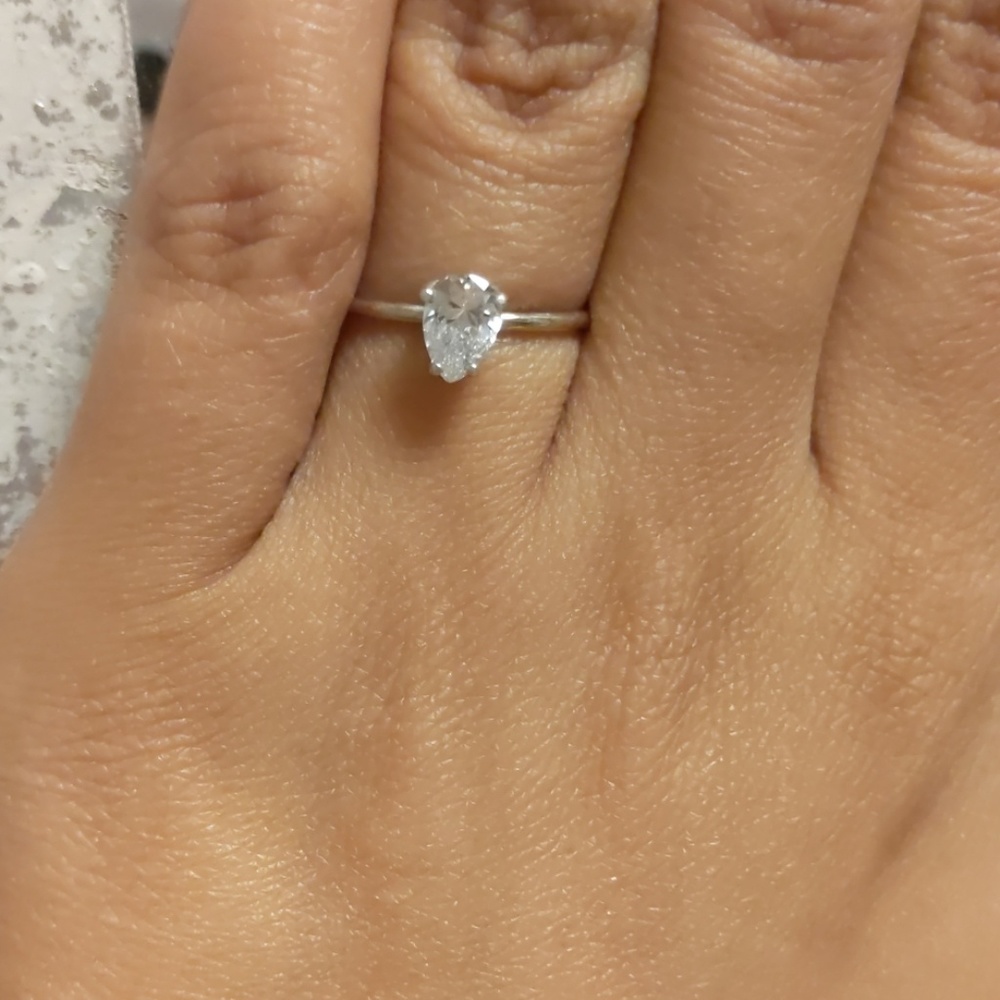 Cz Stackable Ring - image 2